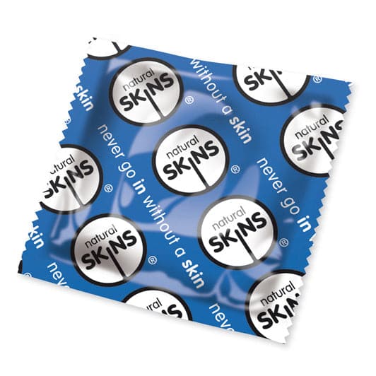 Skins Preservativos Naturais x50 (Azul)