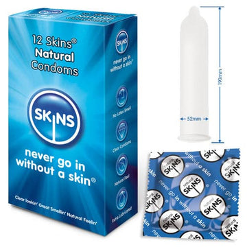 Preservativos Skins Natural Pack de 12