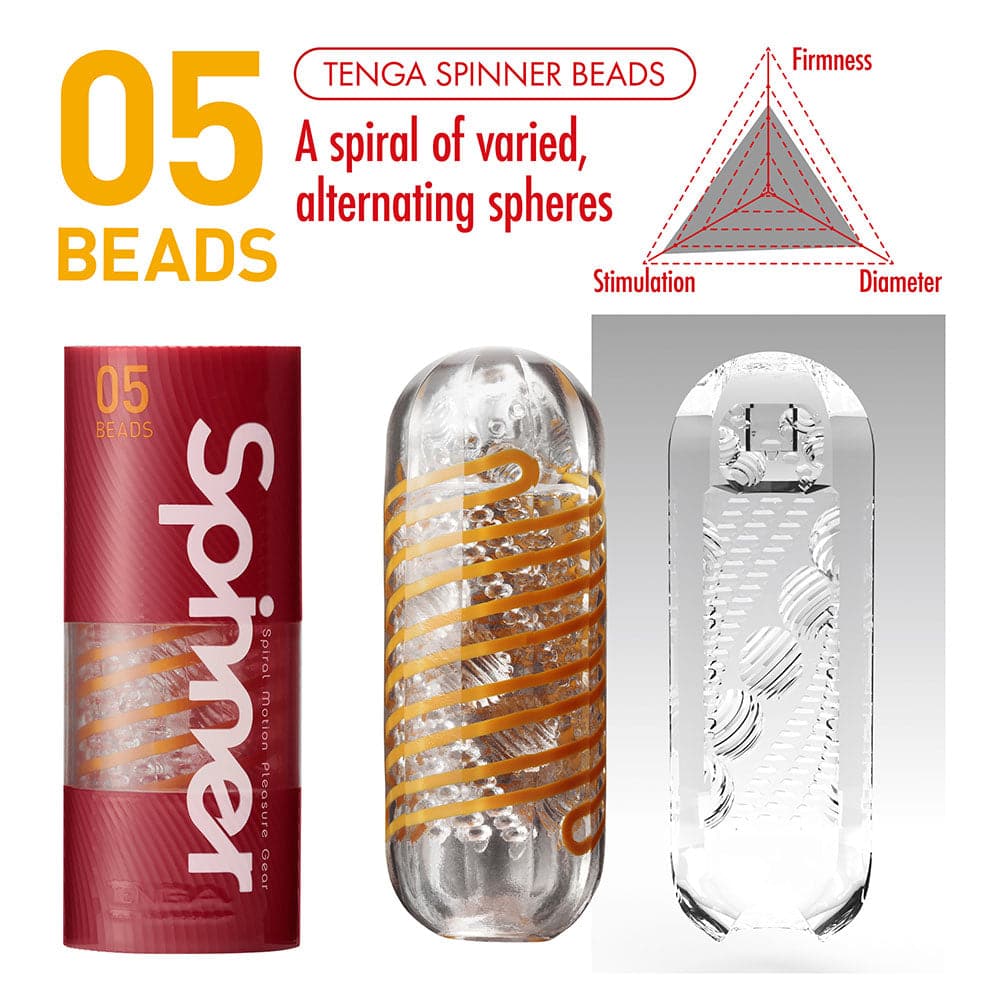 Tenga 05 Beads Spinner Masturbador