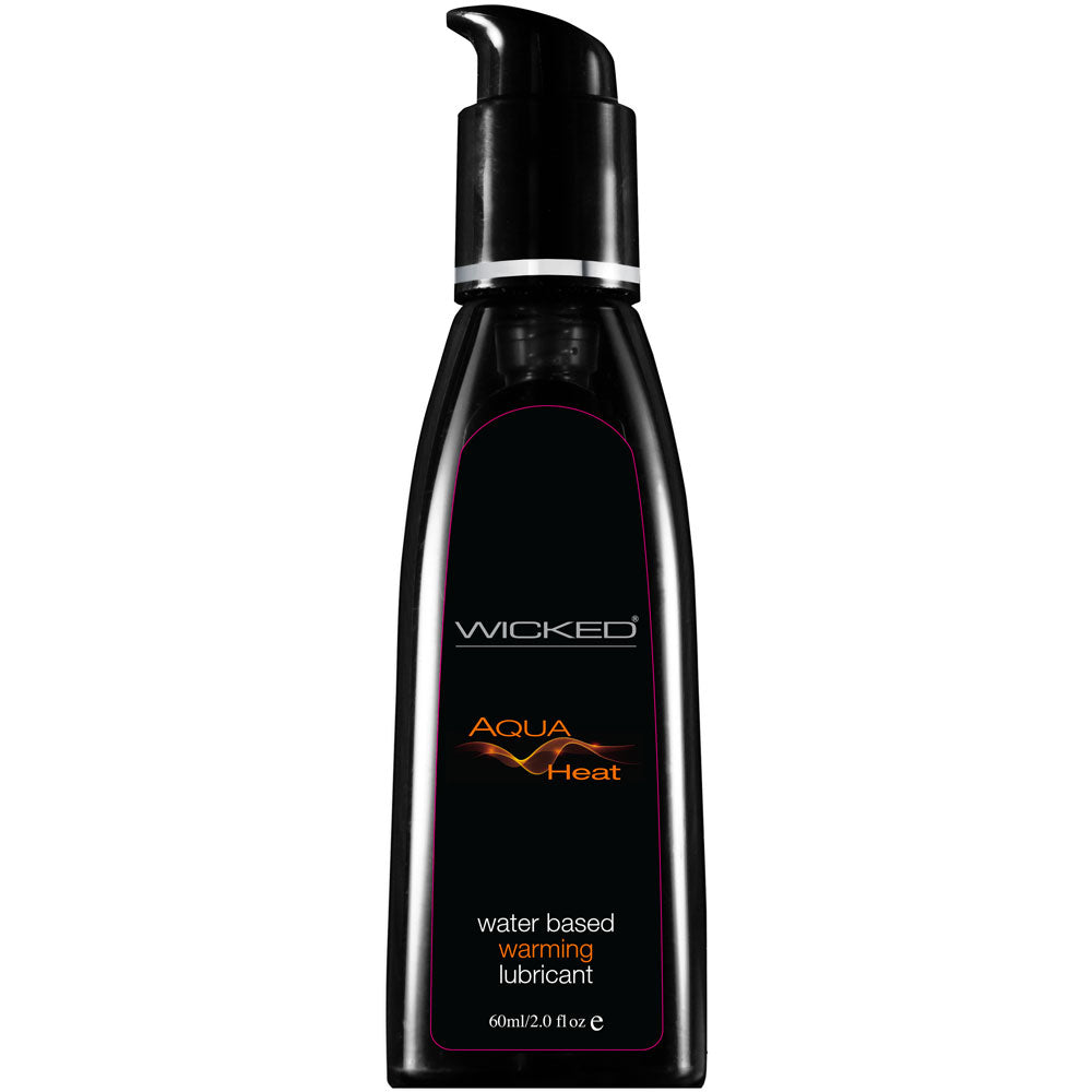 Lubricante calentador a base de agua Wicked Aqua Heat de 60 ml