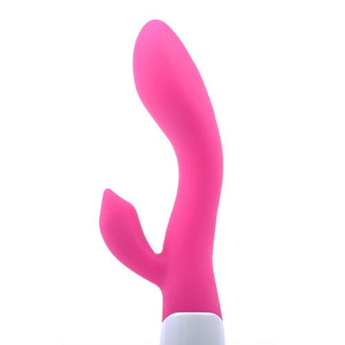 Vibrador de punto G de silicona con 30 funciones, color rosa