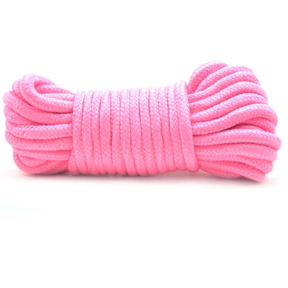Corda de bondage de algodão rosa de 10 metros